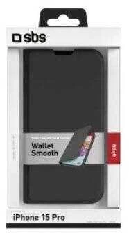 „SBS Book Wallet Lite“ dėklas, skirtas „iPhone 15 Pro“.