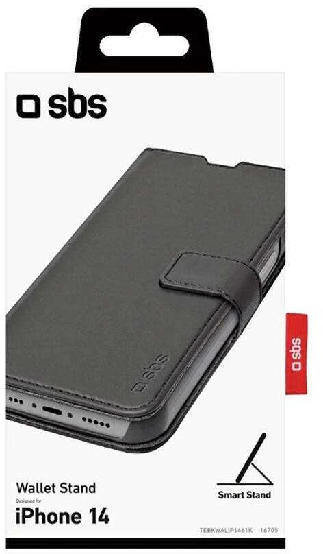 Dėklas SBS Bookwallet juodas case for iPhone 14