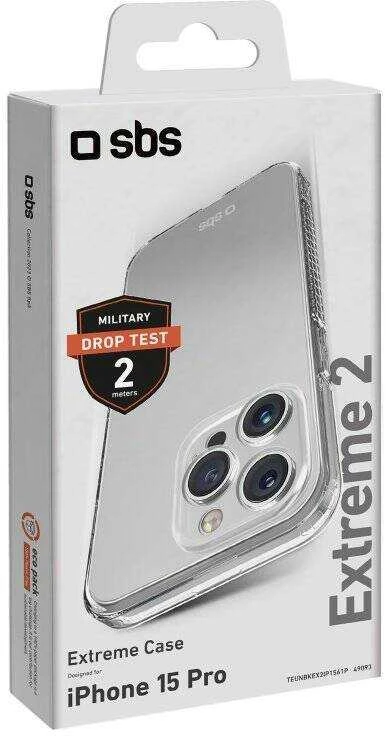 Dėklas Apple iPhone 15 Pro Extreme X2 dangtelis su SBS Transparent