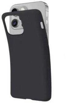 Dėklas SBS Juodas Polo One Cover Pusiau kietas, šilko prisilietimas, skirtas iPhone 13 Pro Max
