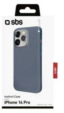 Dėklas SBS Mėlyna Instinct Cover Tvirtas, aksominis prisilietimas, skirtas iPhone 14 Pro