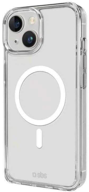SBS standus skaidrus dėklas, suderinamas su MagSafe įkrovimu, skirtas iPhone 15