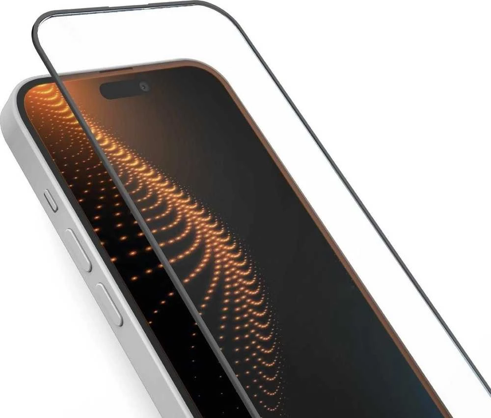 SBS Apsauginis stiklas D3O su rėmeliu Apple iPhone 16 / iPhone 15