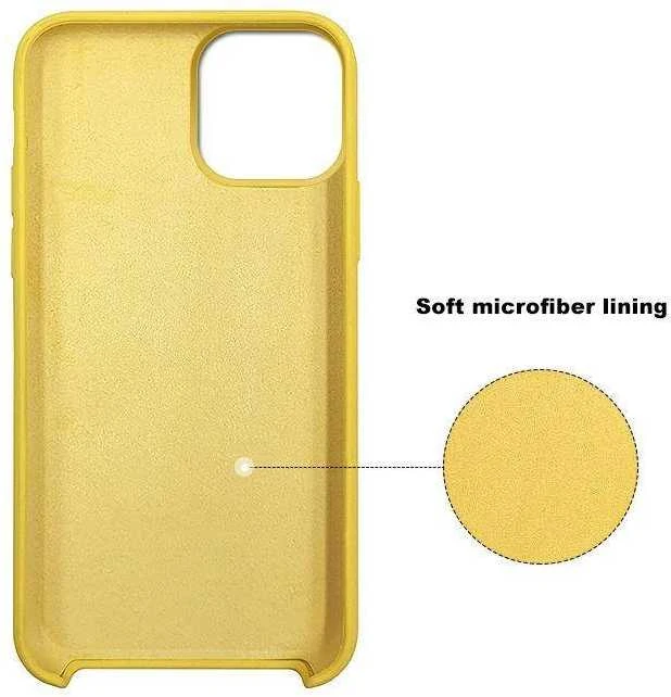 Dėklas SILICONE CASE SAMSUNG GALAXY A03S Geltonas