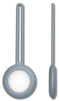 Wozinsky Mėlyna SILICONE ELASTIC CASE KEY RING PENDANT FOR LOCATOR APPLE AIRTAG Mėlynas