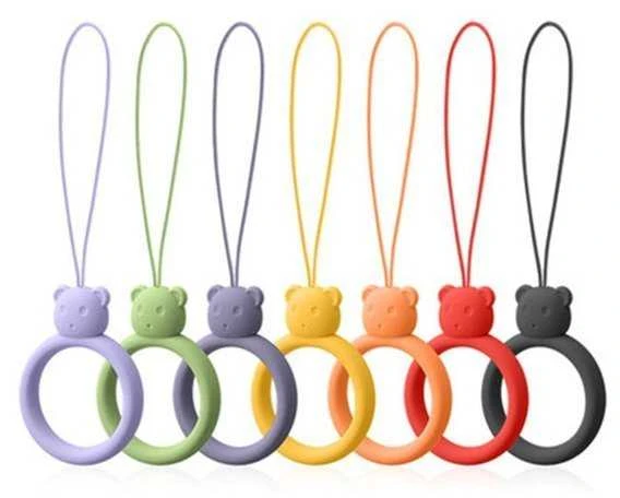 Hurtel SILIKONINIS TELEFONAS VIRŠLAS RING BEAR MINT