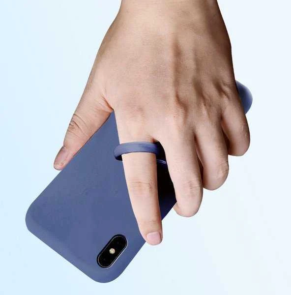 Hurtel silikoninis pakabukas telefonui violetinis