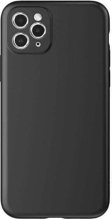 Hurtel MINKŠTAS DĖKLAS XIAOMI REDMI 11A / POCO C55 / REDMI 12C PLONAS SILIKONINIS DĖKLAS Juodas