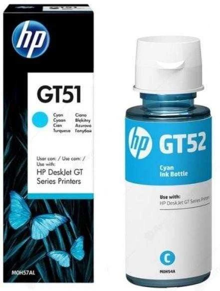 Hewlett Packard (HP) HP GT52 originalus, žalsvai mėlynas rašalo butelis