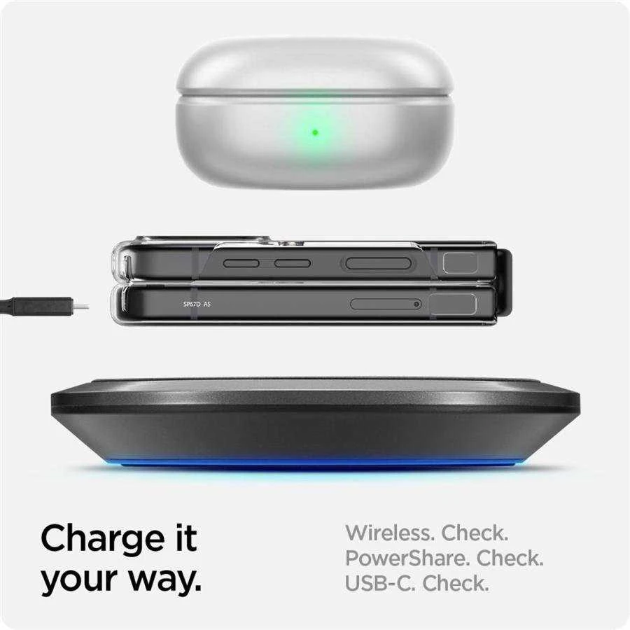 Dėklas SPIGEN AIRSKIN GALAXY Z FLIP 4 CRYSTAL CLEAR