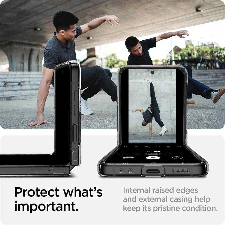 Dėklas SPIGEN AIRSKIN GALAXY Z FLIP 4 CRYSTAL CLEAR