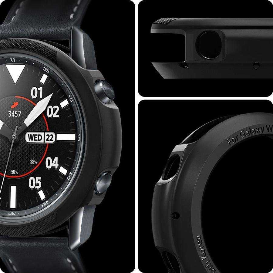 SPIGEN LIQUID AIR GALAXY WATCH 3 41MM MATINE Juodas