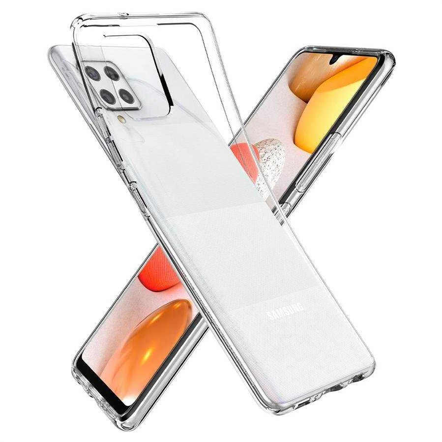 Dėklas SPIGEN SKYSTŲJŲ KRISTALŲ SAMSUNG A42 5G CLEAR