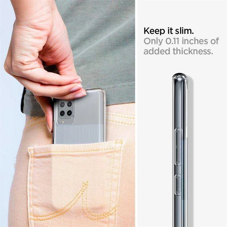 Dėklas SPIGEN SKYSTŲJŲ KRISTALŲ SAMSUNG A42 5G CLEAR