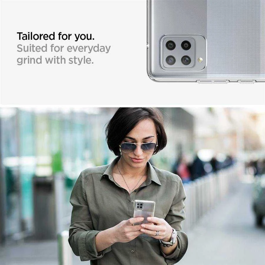 Dėklas SPIGEN SKYSTŲJŲ KRISTALŲ SAMSUNG A42 5G CLEAR