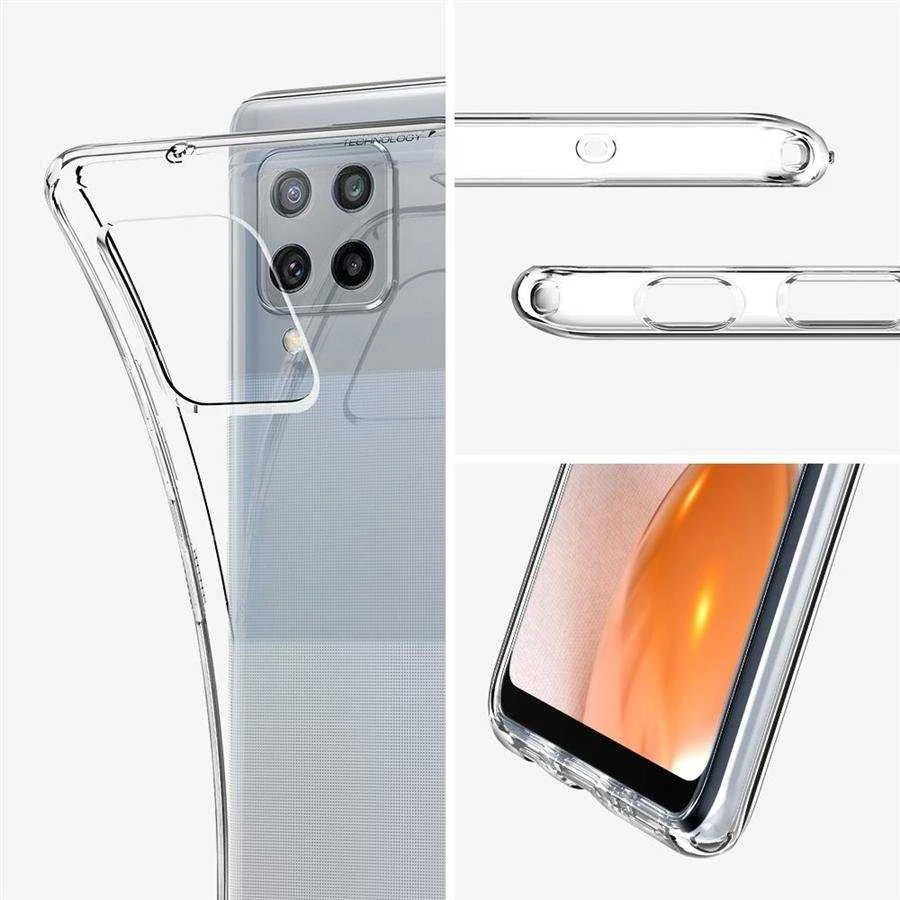Dėklas SPIGEN SKYSTŲJŲ KRISTALŲ SAMSUNG A42 5G CLEAR