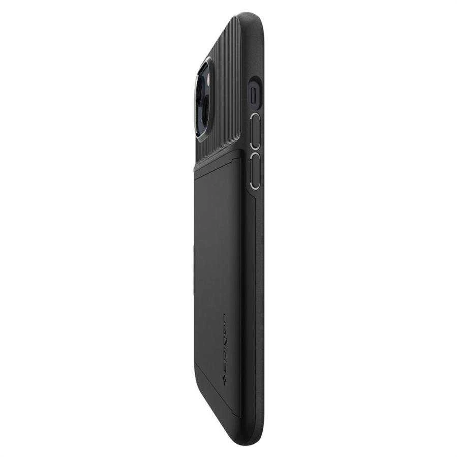 Dėklas SPIGEN SLIM ARMOR CS IPHONE 14 PLUS/ 15 PLUS Juodas