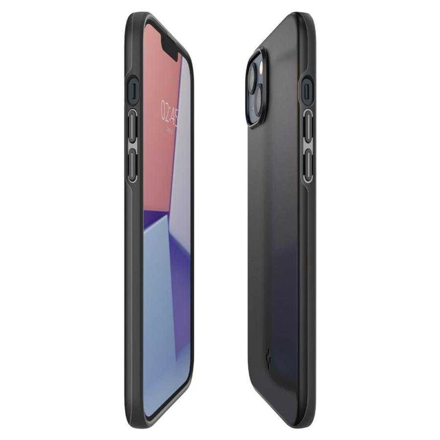 Spigen Thin Fit dėklas skirtas Apple iPhone 14 Plus, spalva - Juoda