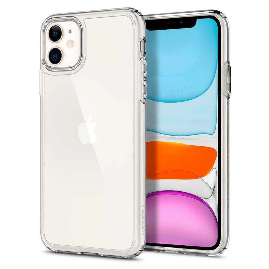 Spigen Ultra Hybrid dėklas skirtas Apple iPhone 11, spalva - Crystal Clear