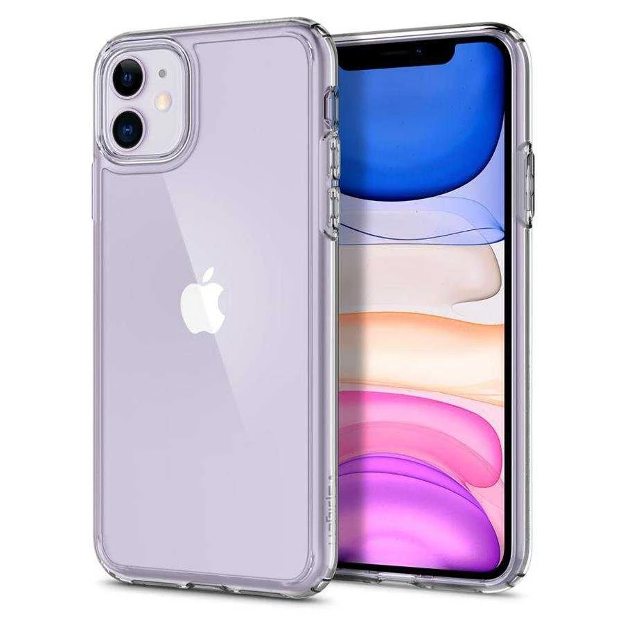 Spigen Ultra Hybrid dėklas skirtas Apple iPhone 11, spalva - Crystal Clear