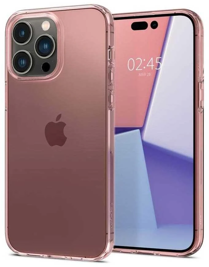 Dėklas SPIGENIPHONE 14 PRO MAX CRYSTAL FLEX ROSE CRYSTAL (2022)