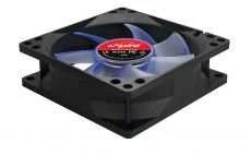 SPIRE, case and PSU cooler, 80x80x25mm, 12V, 3pin, PCI slot manual fan speed control, SP08025S3H3/4
