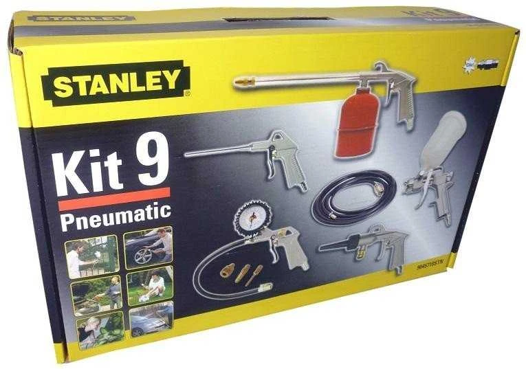 Kompresoriaus įrankių rinkinys dažymui ir pūtimui Stanley KIT9