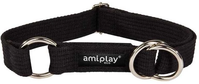 Ami Play Šuns antkaklis AMIPLAY, juodas, 450–850 mm, 30 mm