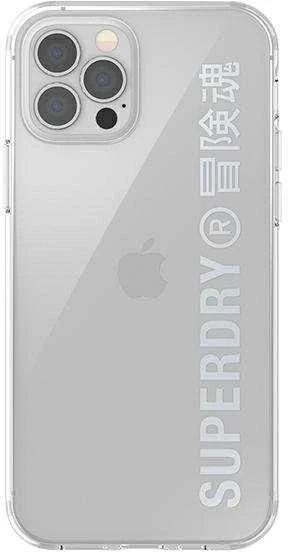 Dėklas SUPERDRY SNAP CASE CLEAR IPHONE12/12 PRO TRANSPARENT / Sidabrinis