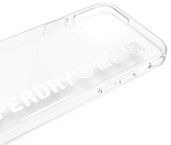 Dėklas SUPERDRY SNAP CASE CLEAR IPHONE12/12 PRO TRANSPARENT / Sidabrinis
