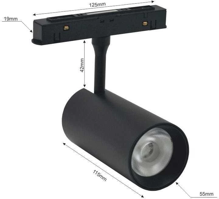 Lubinis šviestuvas Šviestuvas Modoled Magnetic, 12 W, LED, 3000 - 6000 °K