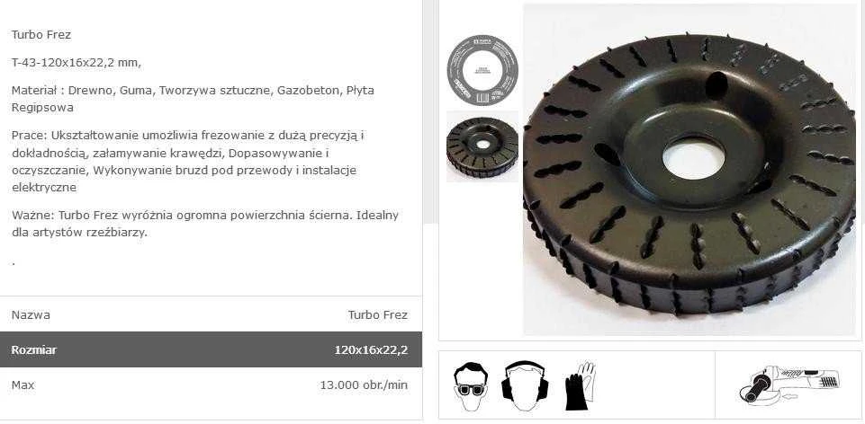 TARPOL DIDŽIŲ MALŽAS 120 / 18mm T-43