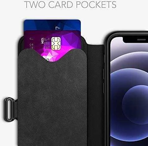 Dėklas Tech 21 TECH21 CASE T21-8381 EVO WALLET IPHONE 12/12 PRO SMOKEY/Juodas