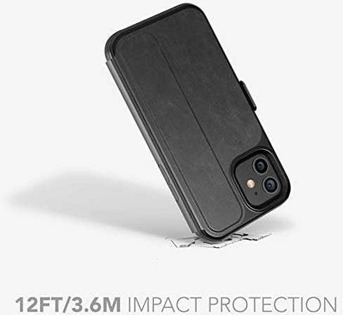 Dėklas Tech 21 TECH21 CASE T21-8381 EVO WALLET IPHONE 12/12 PRO SMOKEY/Juodas