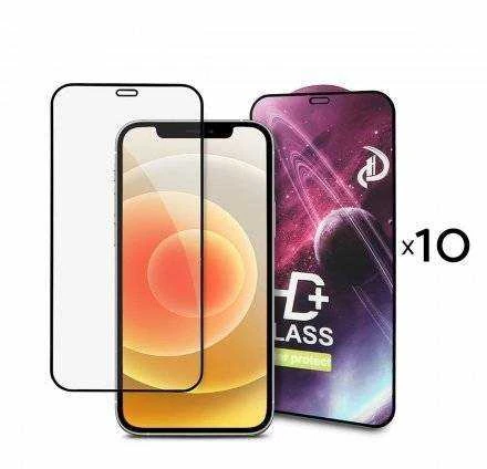 TEMPERED GLASS PREMIUM 9D HD + REALME C20 10PCS Juodas
