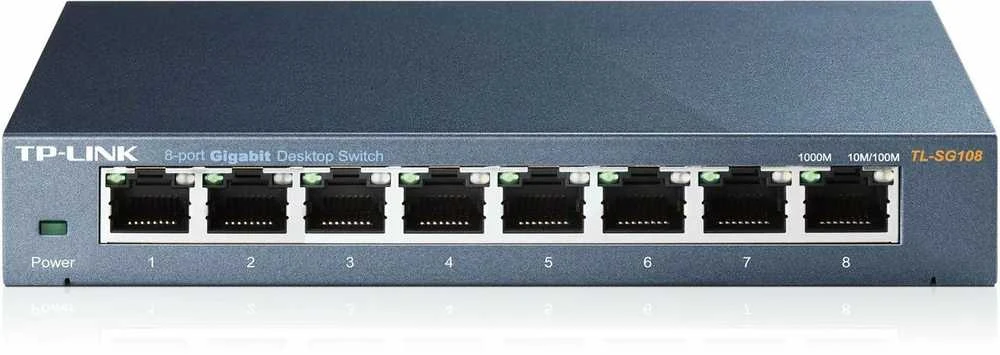 Šakotuvas TP-LINK TP-LINK komutatorius TL-SG108 TLSG108 (TL-SG108)