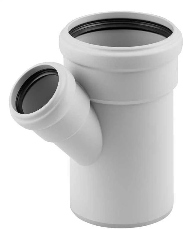 Magnaplast Trišakis vidaus kanalizacijai Skolan, 110 mm x 58 mm, 45 °