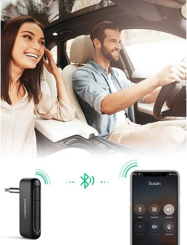 Ugreen 3,5 mm Bluetooth 5.0 automobilinis adapteris
