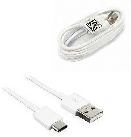 112803 EP-DN930CWE Samsung USB-C duomenų kabelis 3A 1.2m baltos spalvos (Bulk)