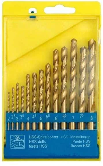Grąžtas Toya Sa Poland Oem 13 Tytan metalinių grąžtų 1.5–6.5 mm rinkinys - Sthor 22300