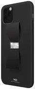 HAMA Baltas DIAMONDS BOW CASE IPHONE 11 PRO Juodas SWAROVSKI CRYSTALS 18 KARATOWE