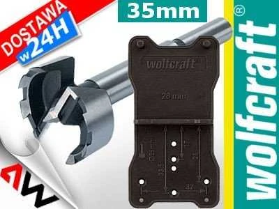 Furnitūros skylių grąžtas Wolfcraft 8728000; 35x90 mm
