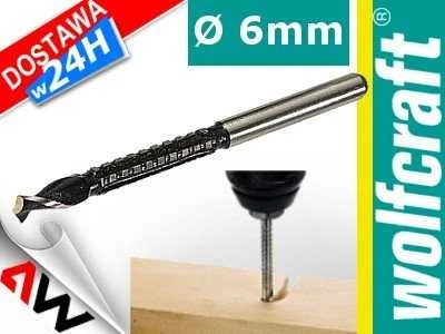 WOLFCRAFT grąžtai - FREZ HSS 90 x 6mm