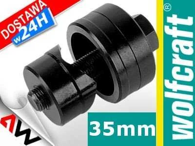 WOLFCRAFT Skylių pjovimo įrankis metalinėms plautuvėms 35mm