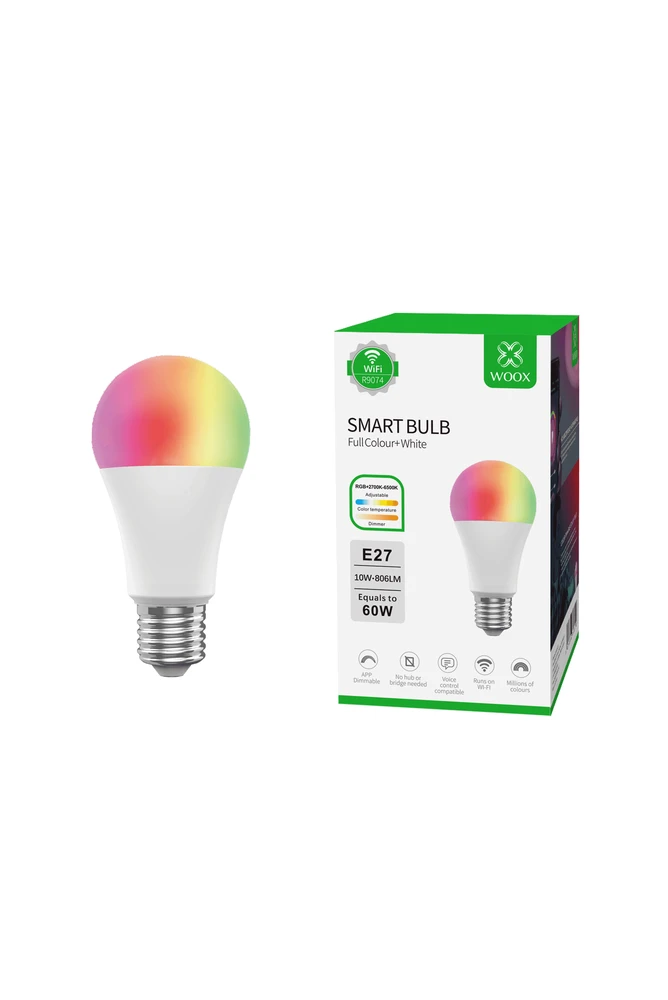 WOOX R9074 Smart Bulb E27 RGB+CCT R9074