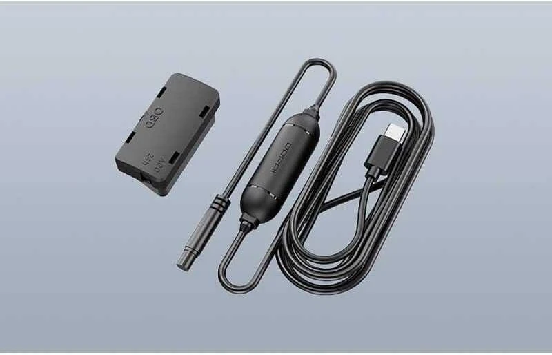 DDPAI DC001 iš OBD į USB-C - laidų rinkinys vaizdo registratoriui Mola N1 / N3 / N5 / E3 / Mini2X / Mini 5 / Z40 / Z50