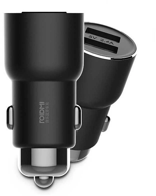 Xiaomi Roidmi 3S USB 2.4A FM moduliatorius - automobilinis įkroviklis, Juodas