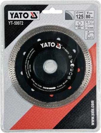 YATO DEIMANTINIS DISKAS 125mm KERAMIKAI