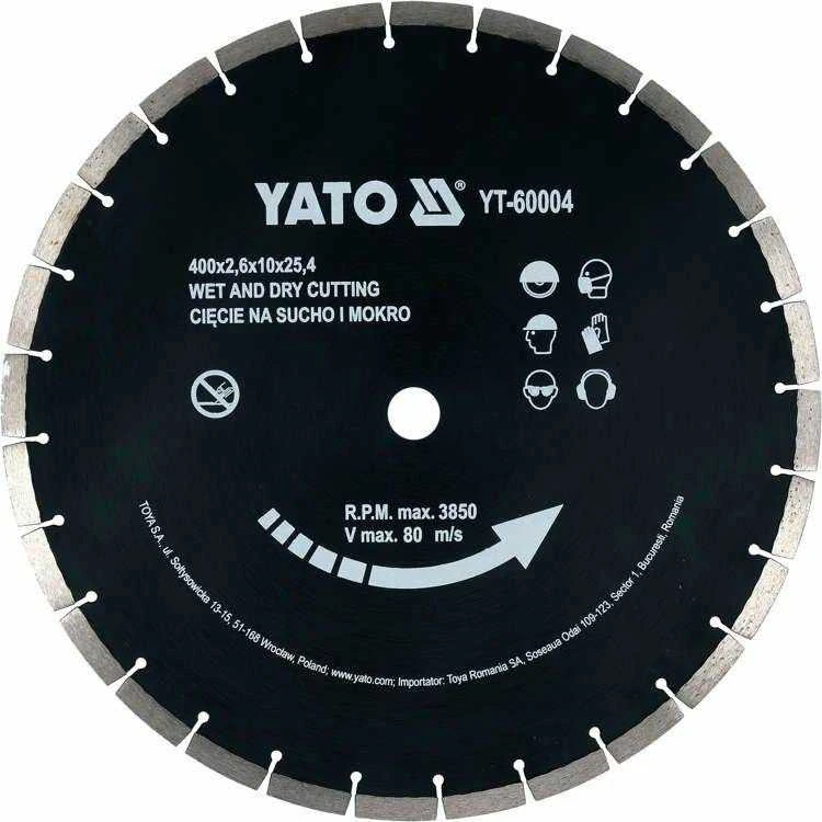 YATO DEIMANTINIS DISKAS BETONUI 400x25,4mm
