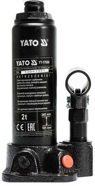 YATO Hidraulinis pakopinis keltuvas, 8 tonų, YT-17003